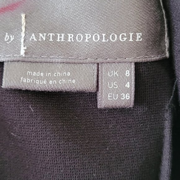 Anthropologie Jacquin Embroidered Floral and Paisley Midi Dress, Size 4 - Picture 9 of 12